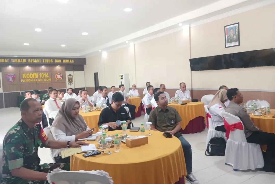 Dandim 1014/Pangkalan Bun Pimpin Rapat Teknis Persiapan TMMD ke-128